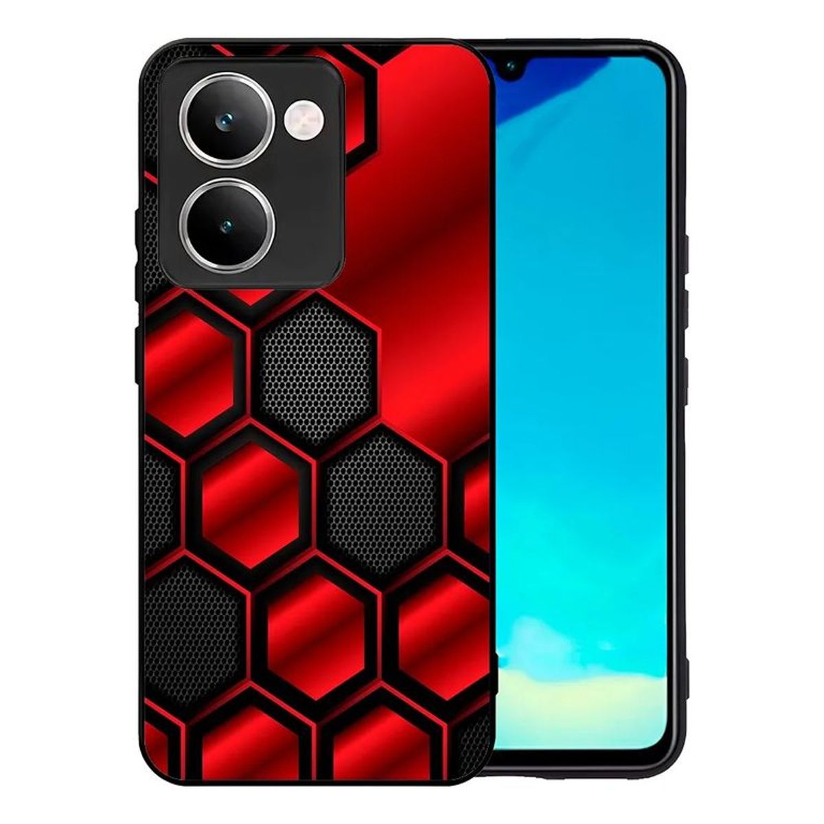CARCASIA - Carcasa compatible con VIVO Y35 Diseño 201