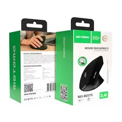MOTOMO - Mouse Ergonómico Vertical Reduce Tensió Bluetooth2.4g