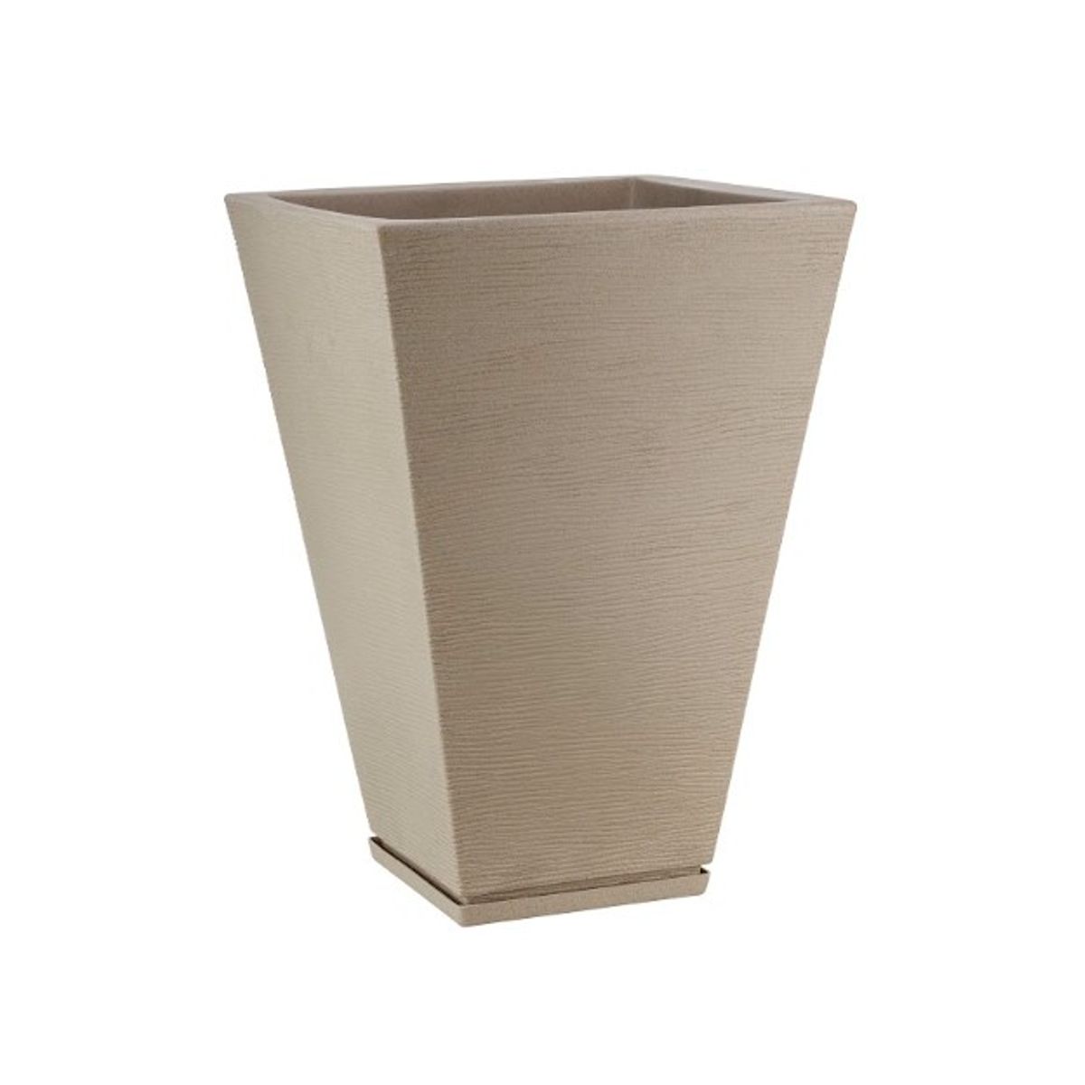 FLORIDIS - MACETERO FLORIDIS BEIGE ZURIQUE 55CM ALTO CON PLATO