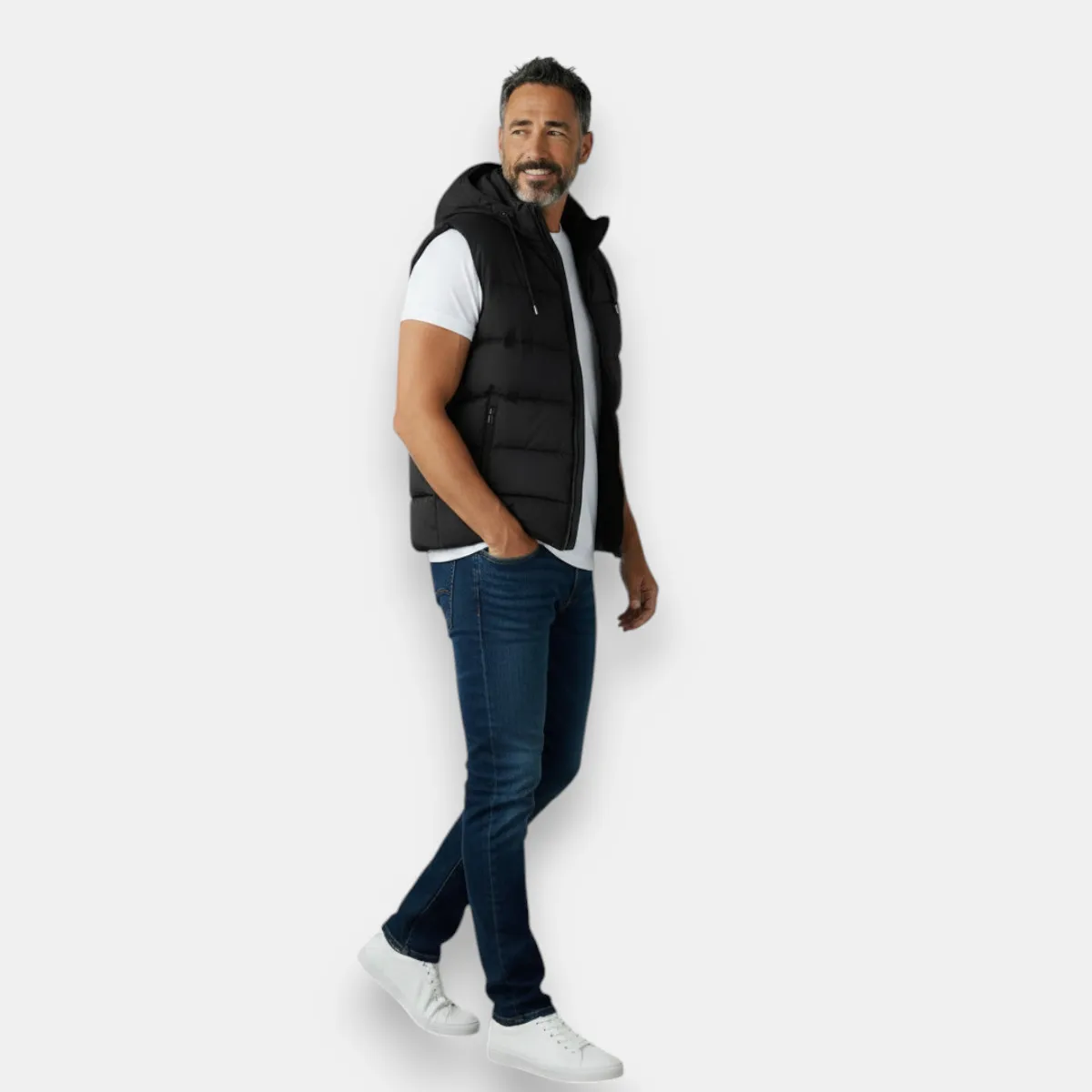 BLUE MOUNTAIN - Parka Sin Mangas Hombre