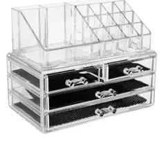 GENERICO - Organizador De Maquillaje Cosmetiquero Joyero Acrilico