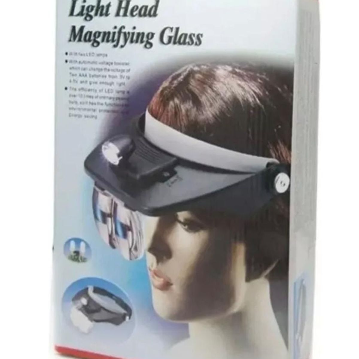 GENERICO - Lupa De Cabeza Cintillo Con Luz Led