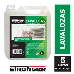 GENERICO - Lavaloza Concentrado Industrial 5 Litros Stronger