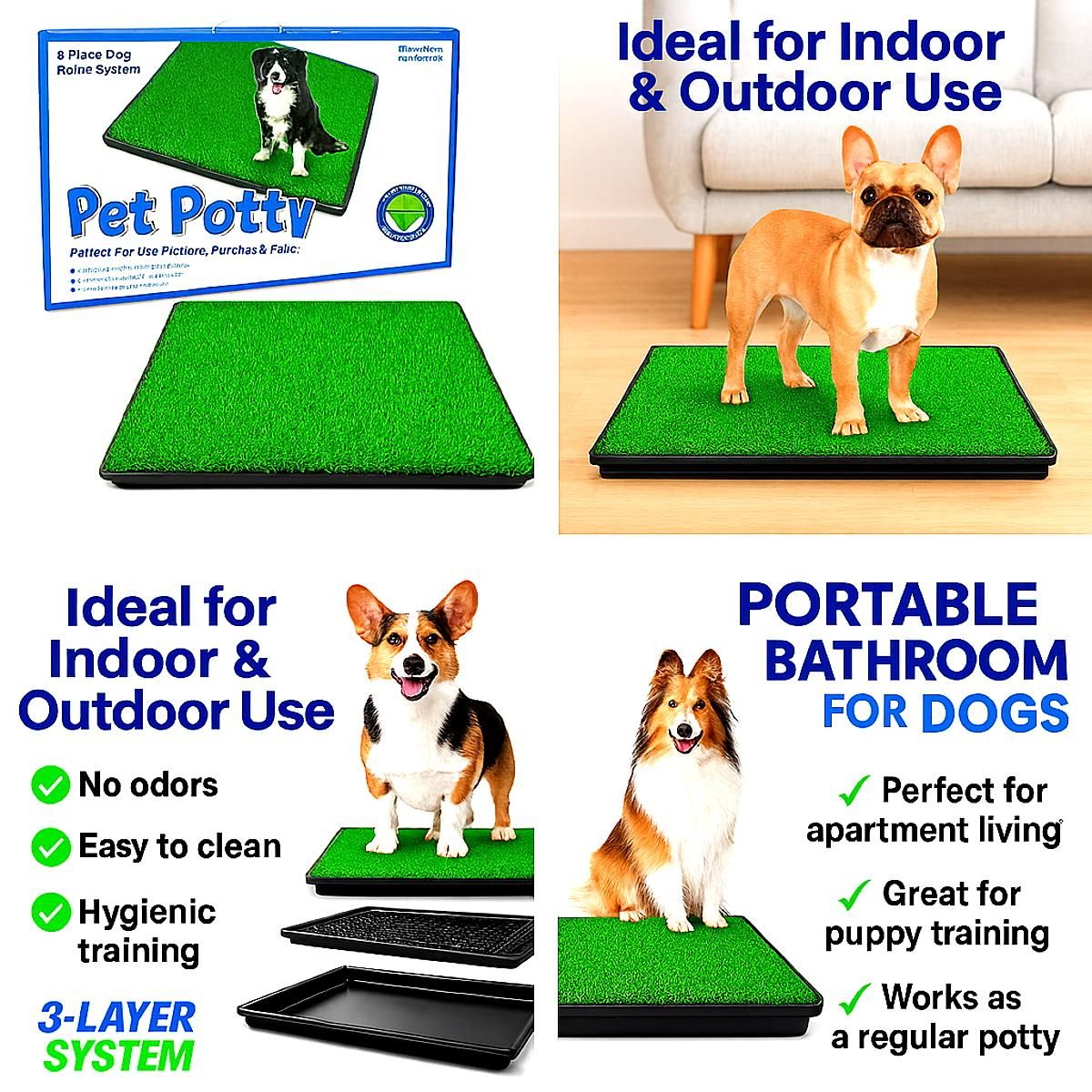 MOVI - Baño para Mascotas XXL Pet Potty