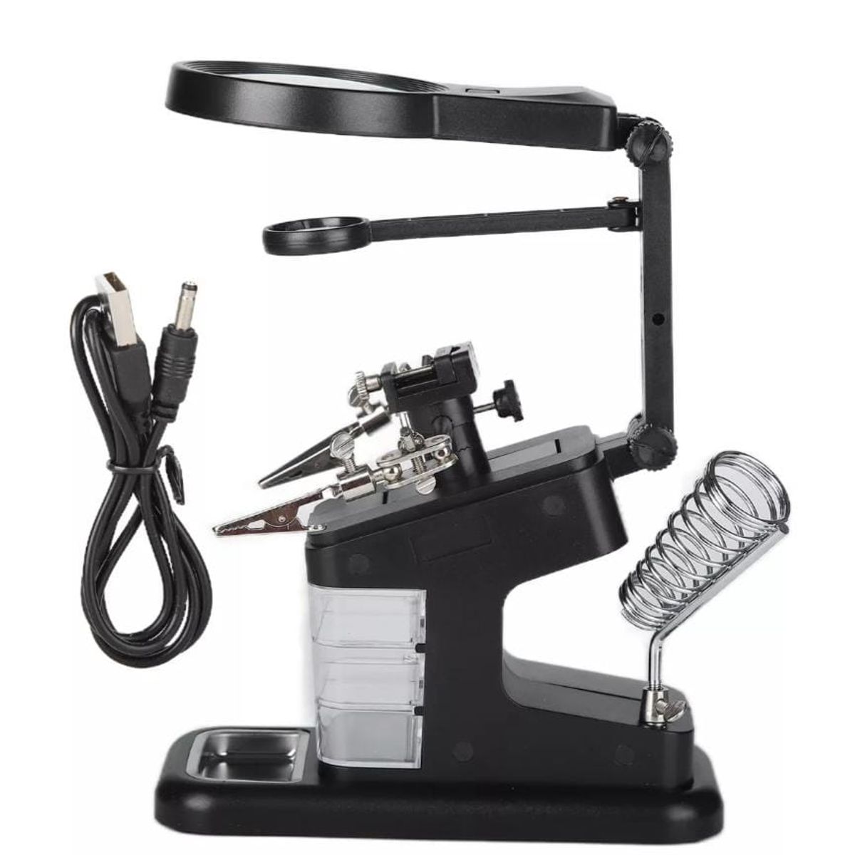 GENERICO - Lupa De Sobremesa Th7026, 10 Led, Para Soldar