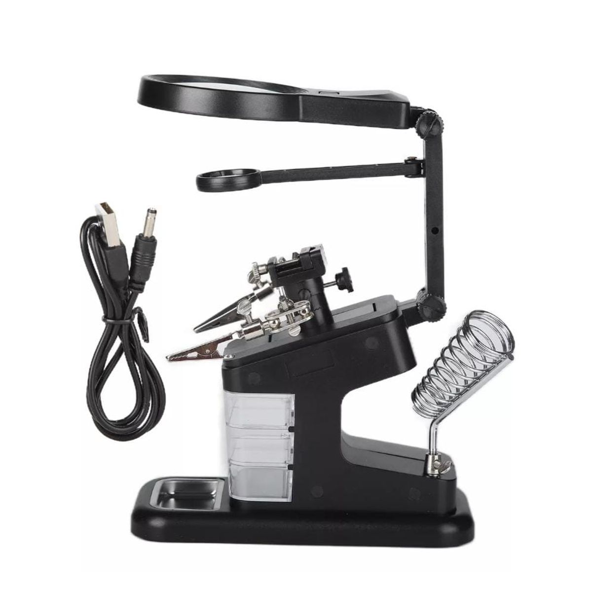 GENERICO - Lupa De Sobremesa Th7026, 10 Led, Para Soldar