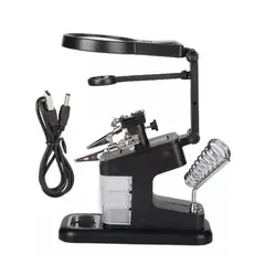 GENERICO - Lupa De Sobremesa Th7026, 10 Led, Para Soldar