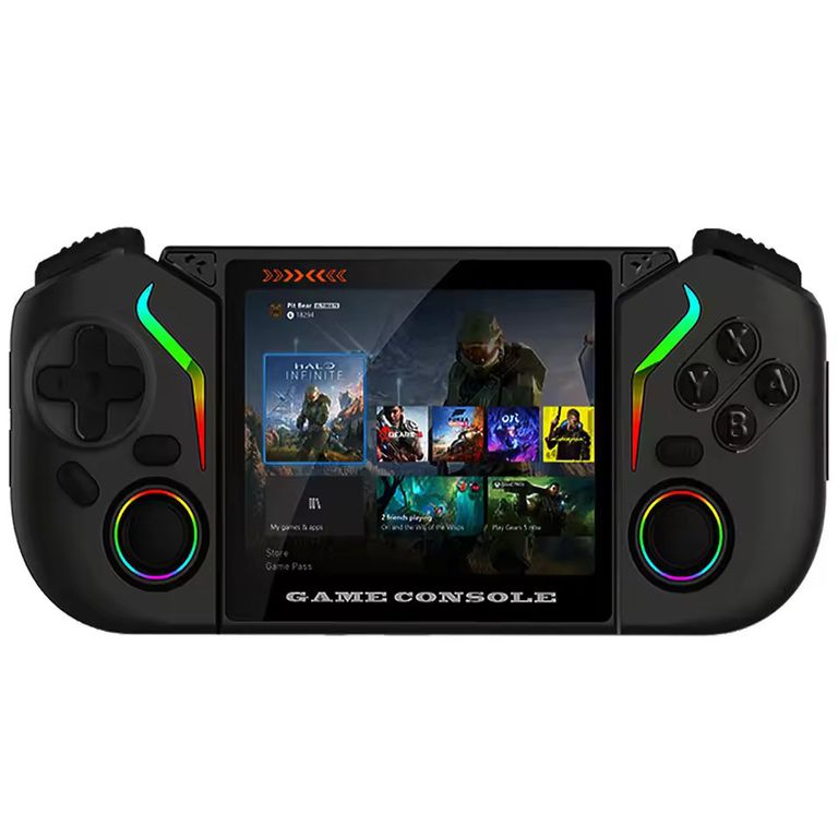 CORRERREY Consola de Juegos Portátil X95 Pro, 3.5 Pulgadas , Android 9.0, Consola de Videojuegos Retro WiFi