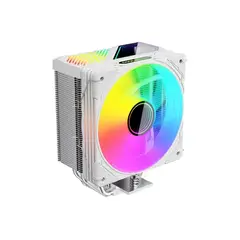 GENERICO - Cooler Para Cpu Coolmoon Gt600 Blanco con Pantalla Digital Argb, LGA1851, AM5