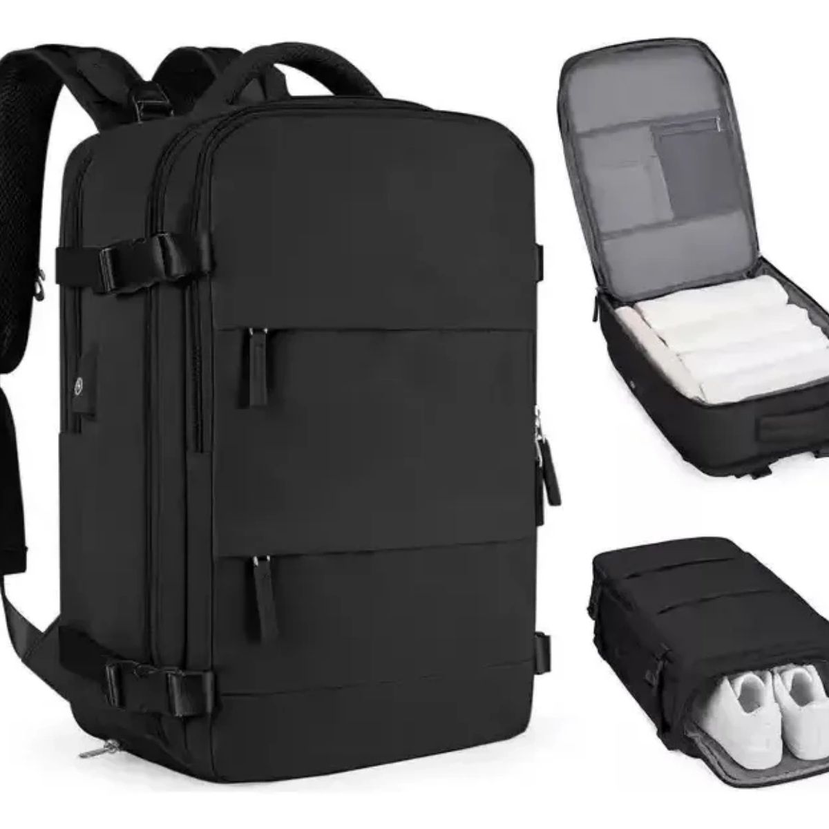 GENERICO - Mochila De Viaje Avión Multifuncional Gran Capacidad 30 Lts