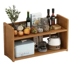 GENERICO - Estante De Madera 2 Niveles Organizador Cocina/ Baño Repisa