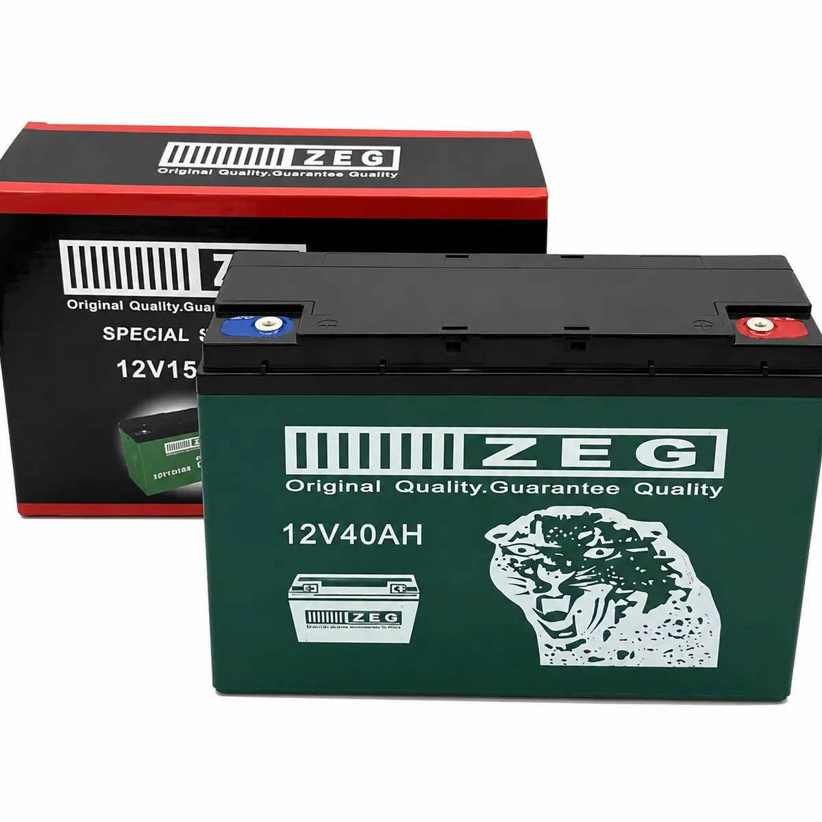GENERICO - Batería Recargable ZEG 12V 40AH para Moto