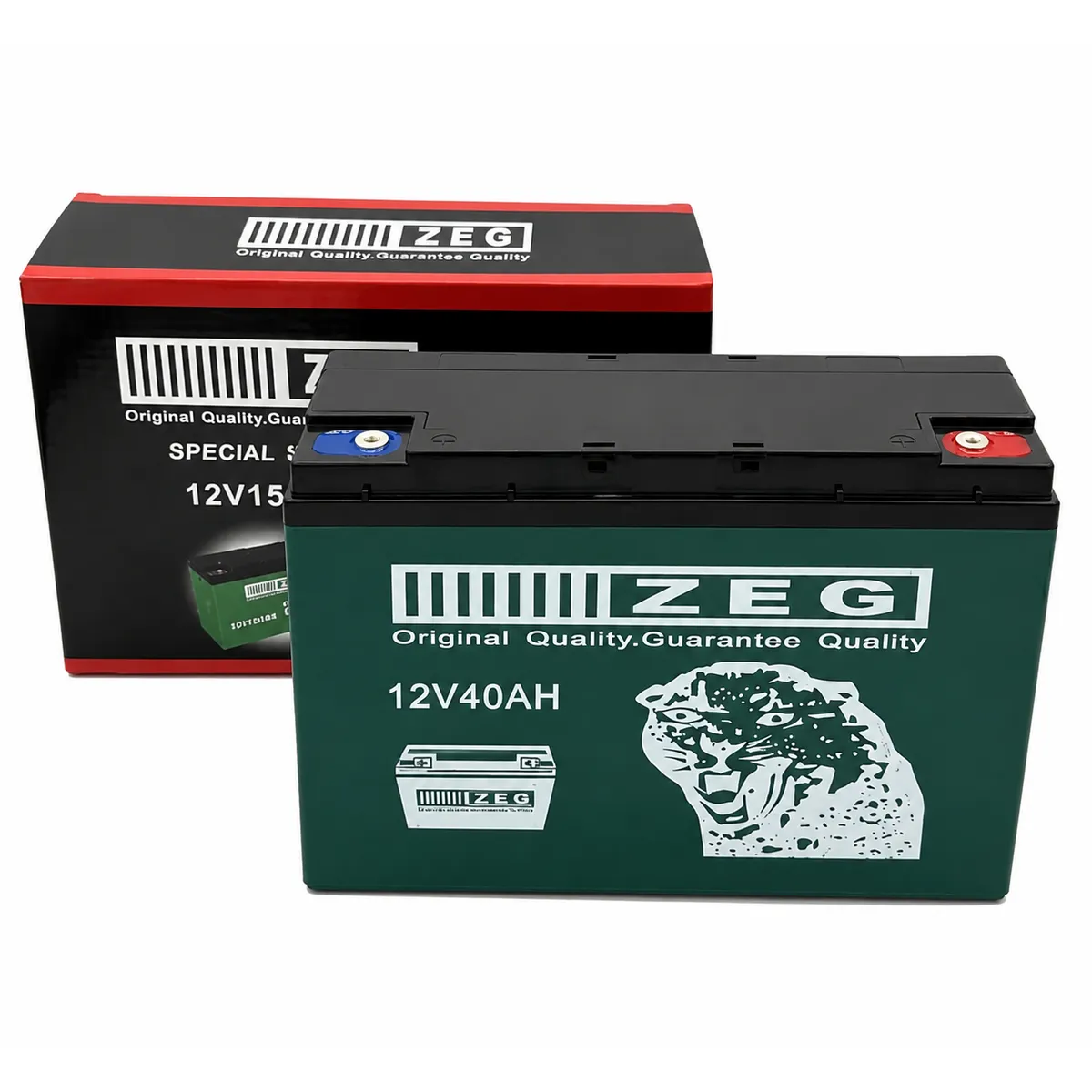 GENERICO - Batería Recargable ZEG 12V 40AH para Moto