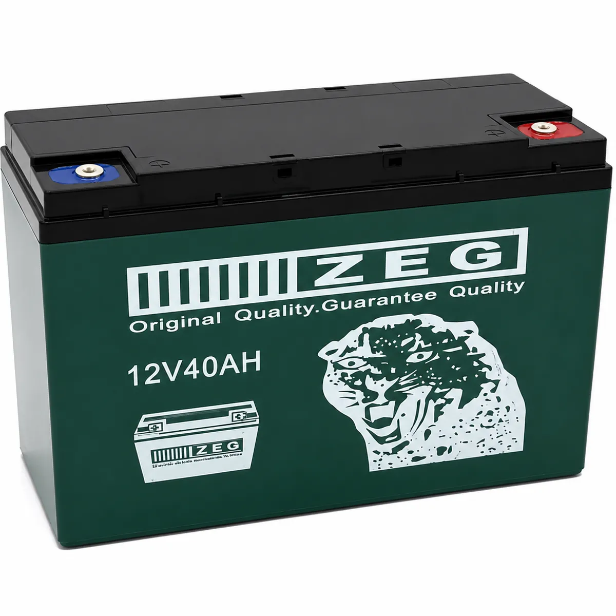 GENERICO - Batería Recargable ZEG 12V 40AH para Moto