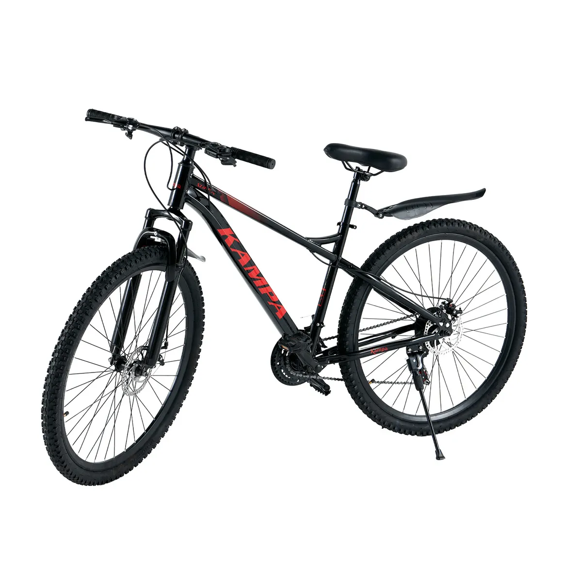 ELEMENT DESIGN - Bicicleta Mountain Bike 29” Negro/Rojo 21 Velocidades con Suspensión y Frenos de Disco