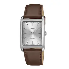 CASIO - Reloj Hombre Análogo CORREA DE CUERO MTP-B215L-7A