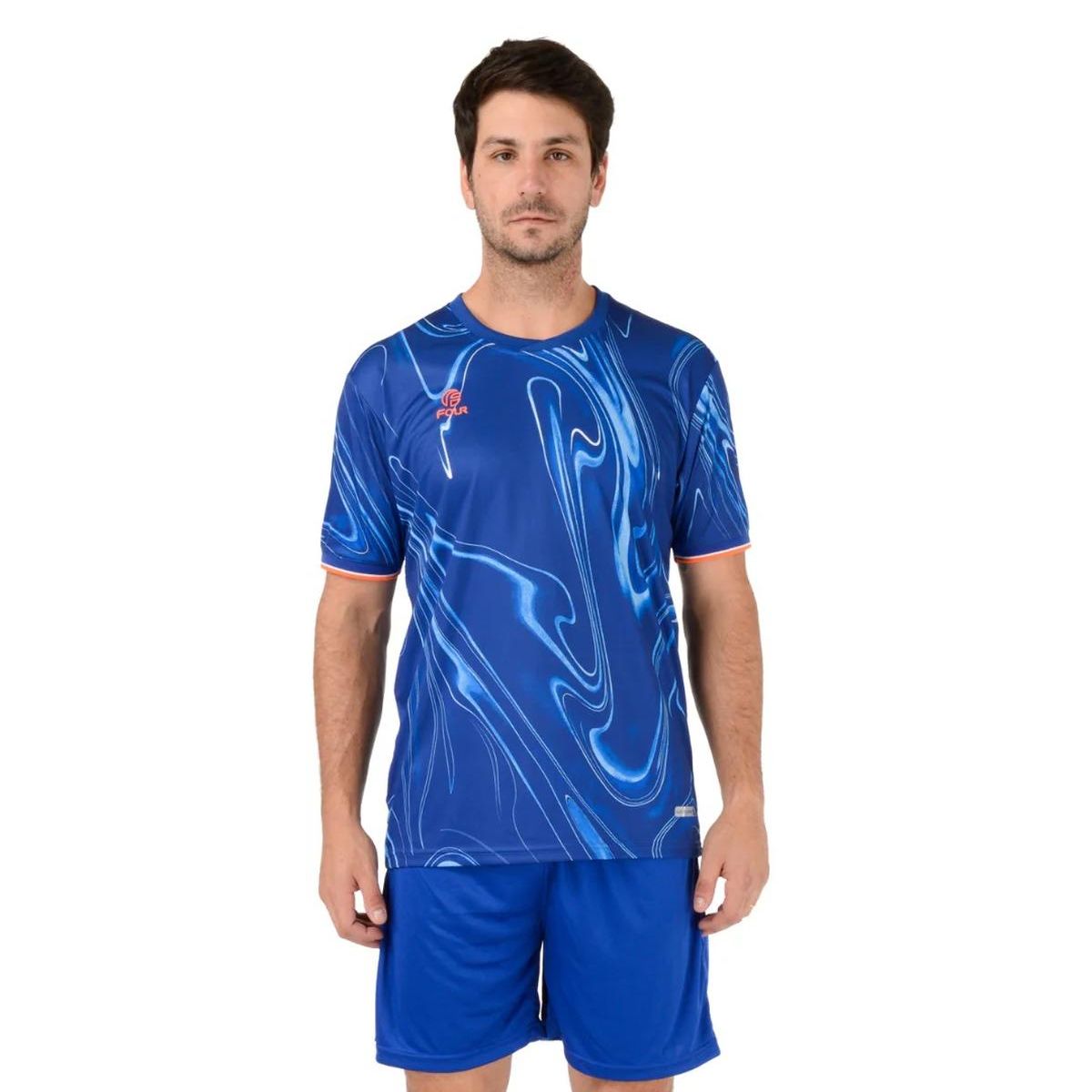 FOUR - Camiseta Four London Blue Dry Fit Sublimada
