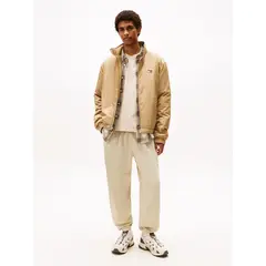 TOMMY HILFIGER - Joggers Classic Con Logo Tonal Beige Tommy Jeans