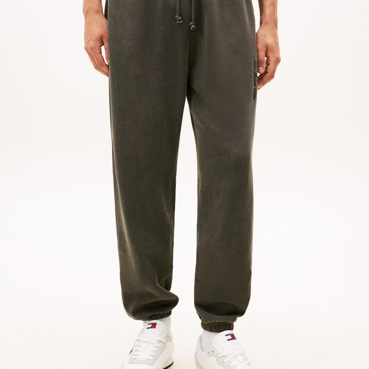 TOMMY HILFIGER - Joggers Classic Con Logo Tonal Gris Tommy Jeans