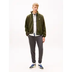 TOMMY HILFIGER - Joggers Con Logo Bordado Slim Fit Gris Tommy Jeans