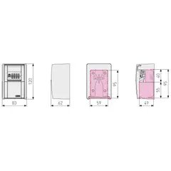 ABUS - CAJA GUARDA LLAVE 787 BIG PARED