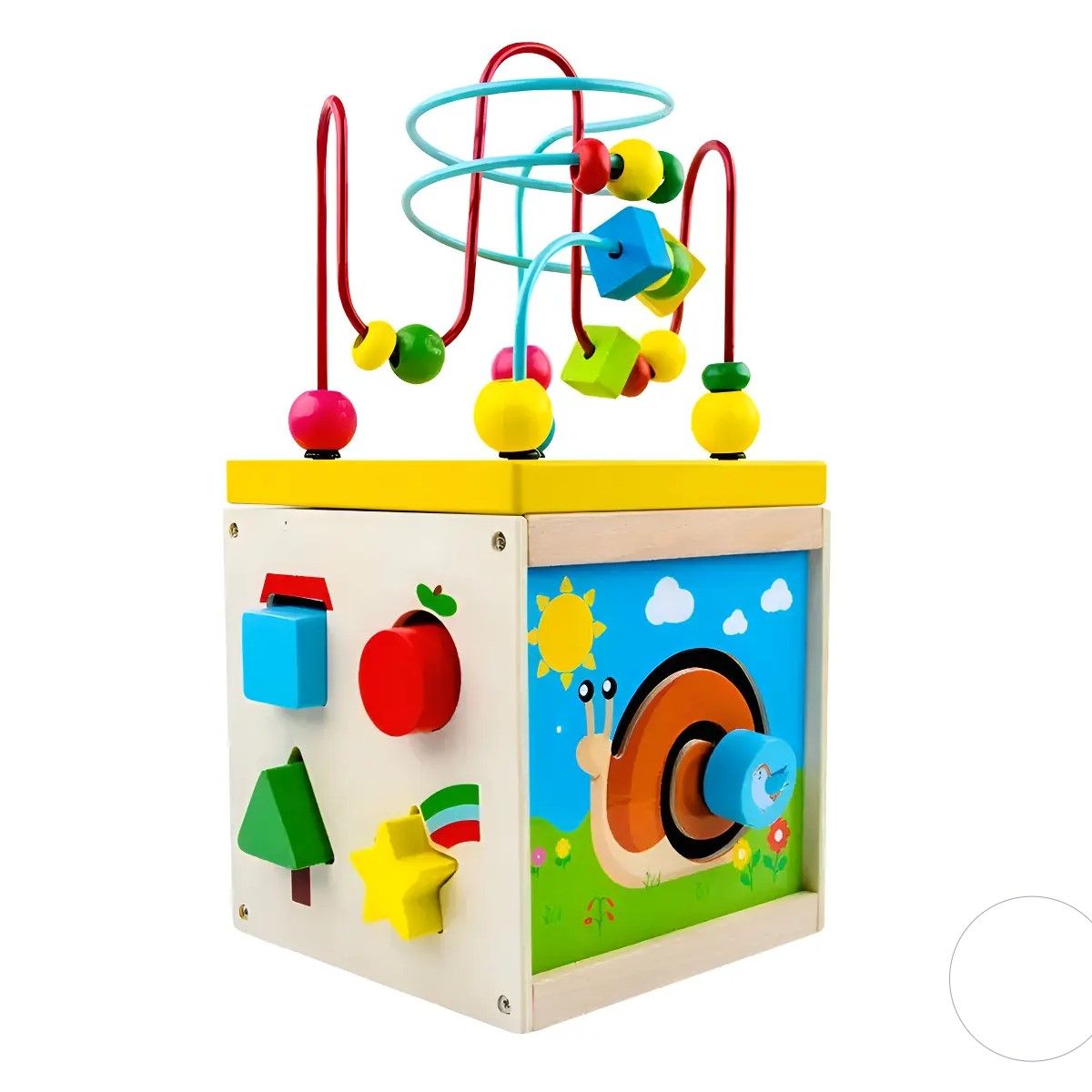GENERICO - Cubo Didáctico Juguete De Madera Bebe  BELUG