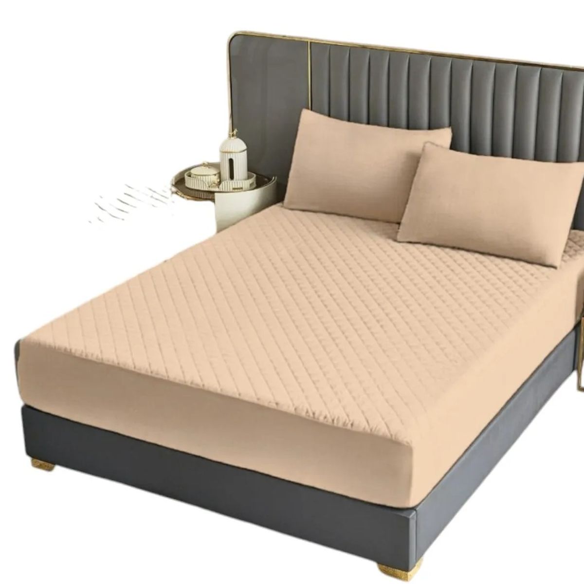 GENERICO - Cubre Colchon Impermeable Super King + 2 Fundas Almohadas