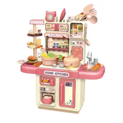 GENERICO - Cocina De Juguete Kitchen 32pcs Juego De Niñas Niños Rosado BELUG