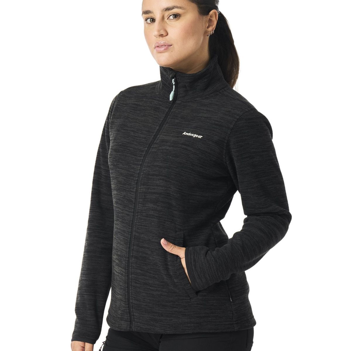 ANDESGEAR - Polar Mujer Maihue Negro Andesgear I26
