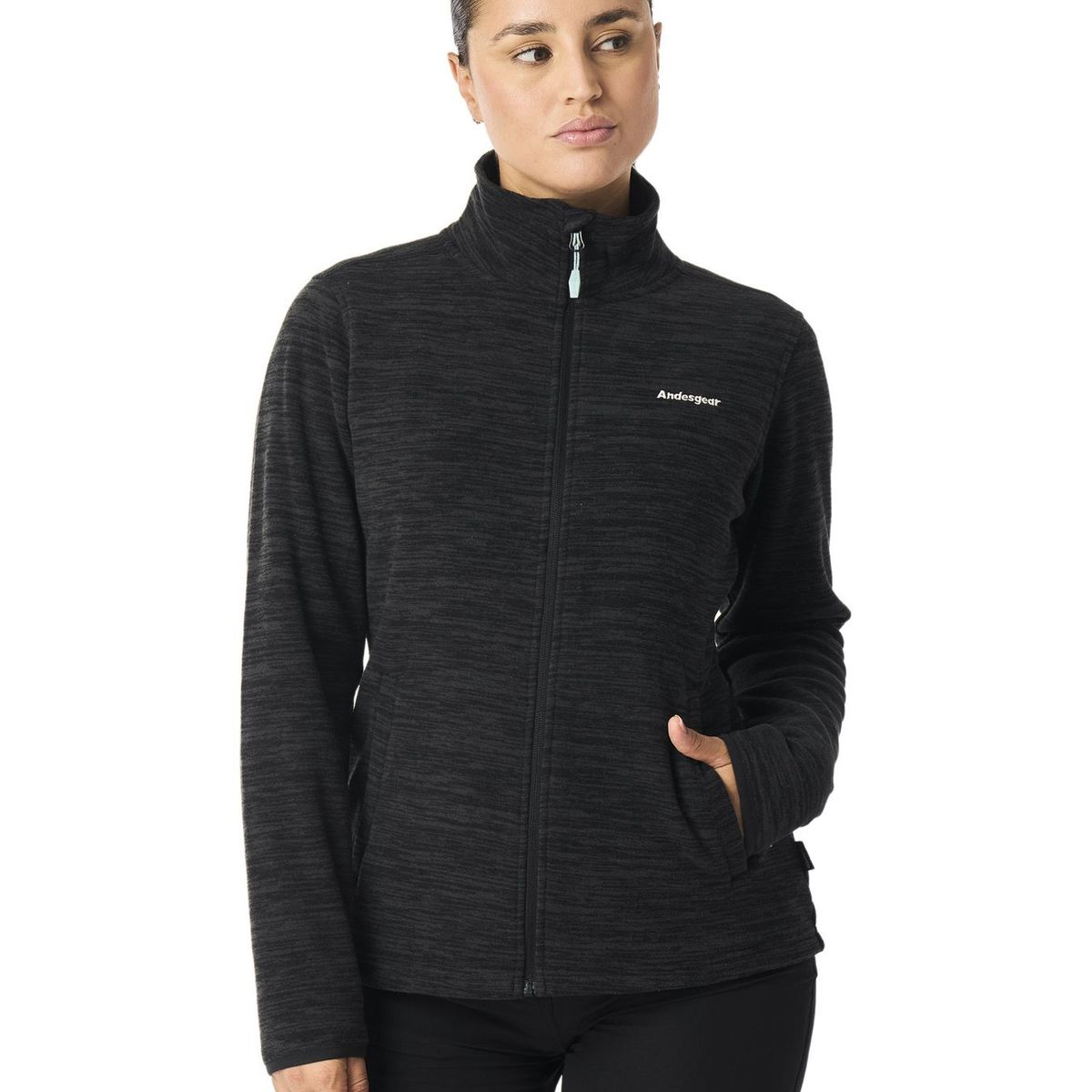 ANDESGEAR - Polar Mujer Maihue Negro Andesgear I26
