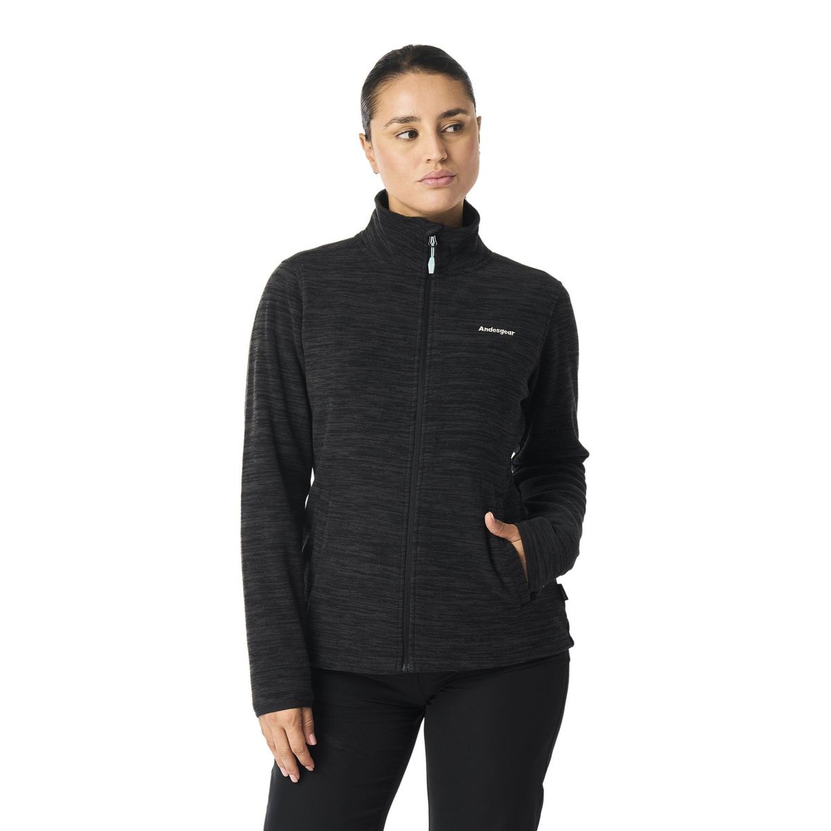 ANDESGEAR - Polar Mujer Maihue Negro Andesgear I26