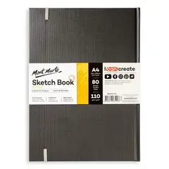 MONT MARTE - Libretas Sketchbook A4 Tapa Dura Signature – 80 Hojas 110 gsm