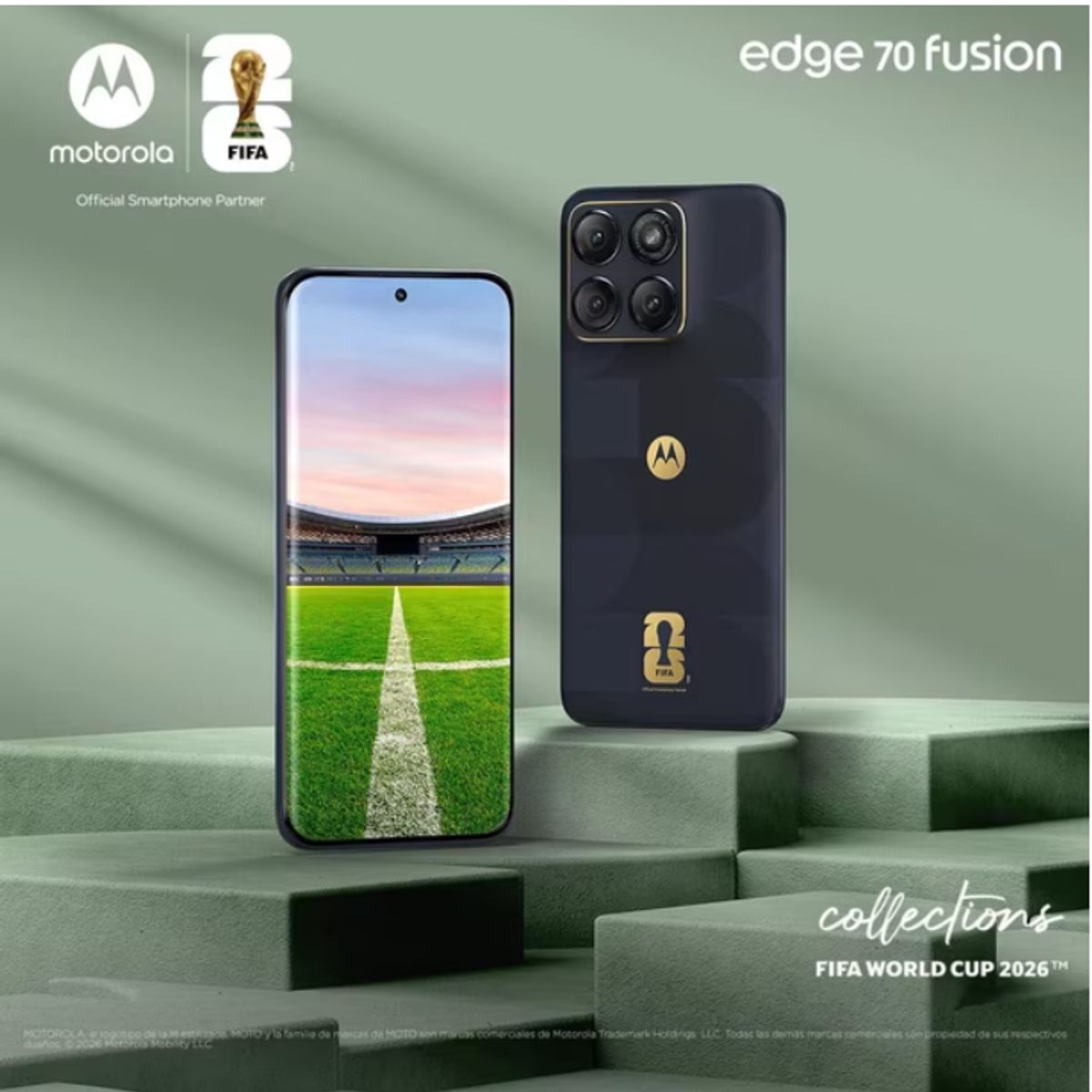 MOTOROLA - Motorola Edge 70 Fusion 8+256GB Fifa Azul
