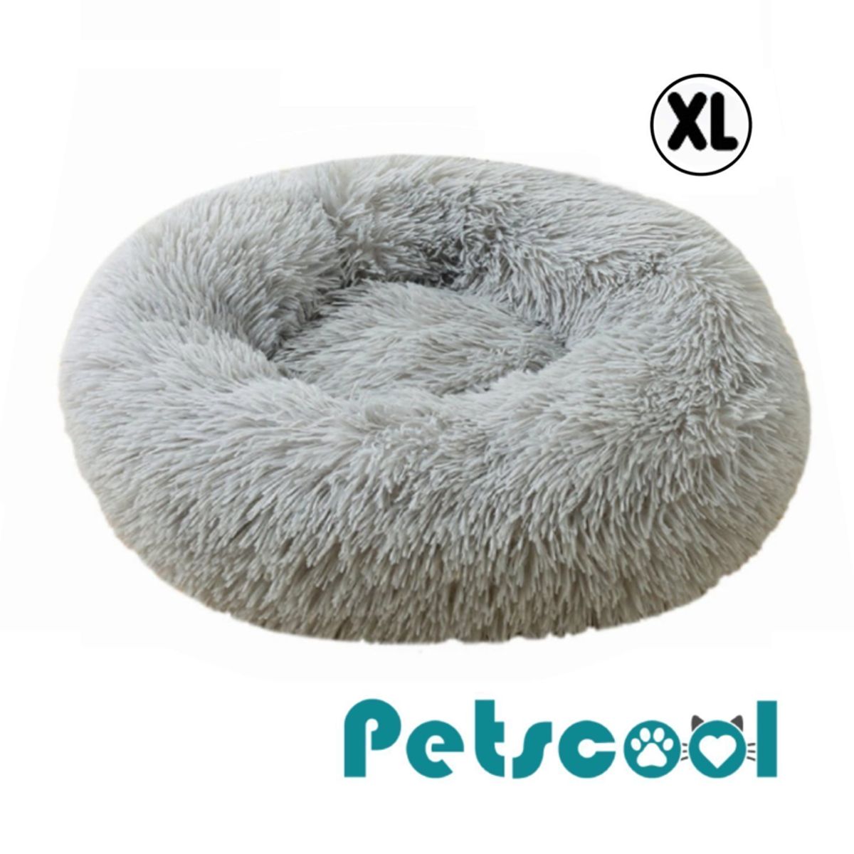 KIDSCOOL - Cama Nido Relajante Para Mascotas XL Gris 80 cm Antiansiedad