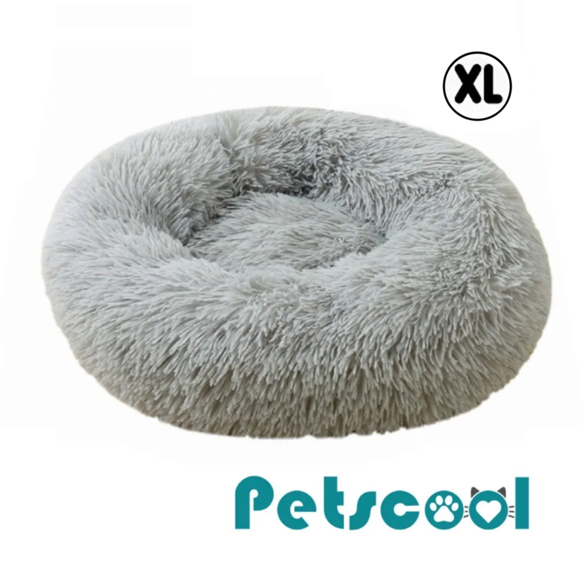 KIDSCOOL - Cama Nido Relajante Para Mascotas XL Gris 80 cm Antiansiedad
