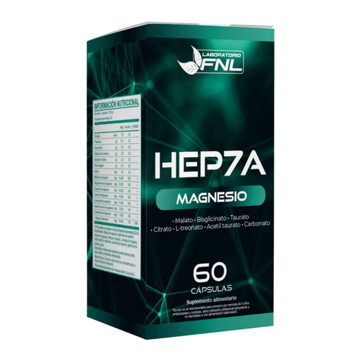 FNL - Hepta Magnesio x60 cápsulas, FNL