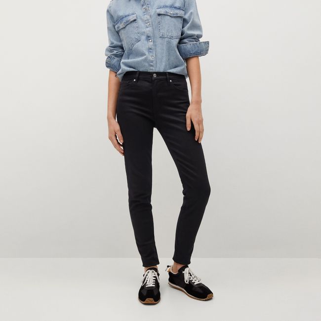 MANGO - Mango Jeans Skinny Tiro Medio Elsa Mujer