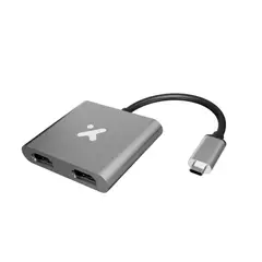 XTECH - Adaptador XTC-548 USB 3.0 a Dual HDMI para Dos Monitores Full HD