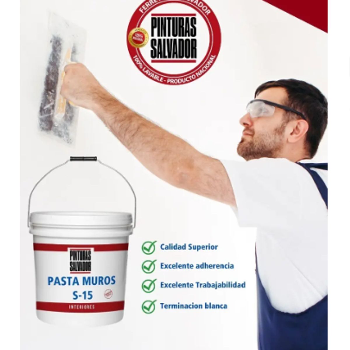 GENERICO - GALÓN PASTA MURO S-15 6kg