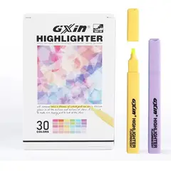 PANGUI TOYS - Set Marcadores Destacadores Pastel De 30 Colores