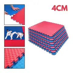 HOMEBRANDT - Plancha Tatami 100cm X 100cm X 4cm Rojo Y Azul
