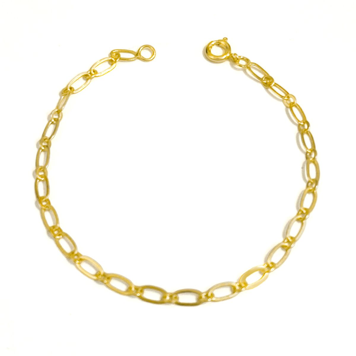 COGGIOLA - Pulsera Eslabón Ovalado Enchapado Oro 18 K