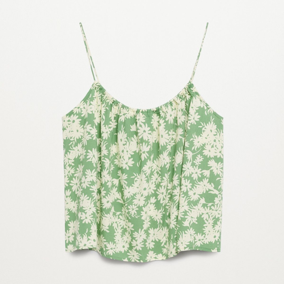 MANGO - Polera Crop Con Tirantantes Viscosa Luma Niki Mujer