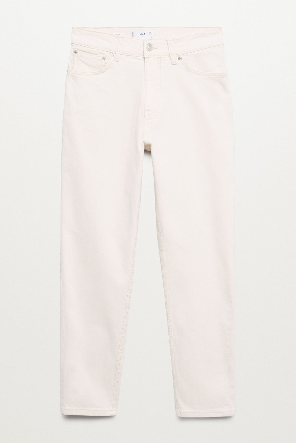 MANGO - Jeans Mom Newmom Tiro Alto Mango
