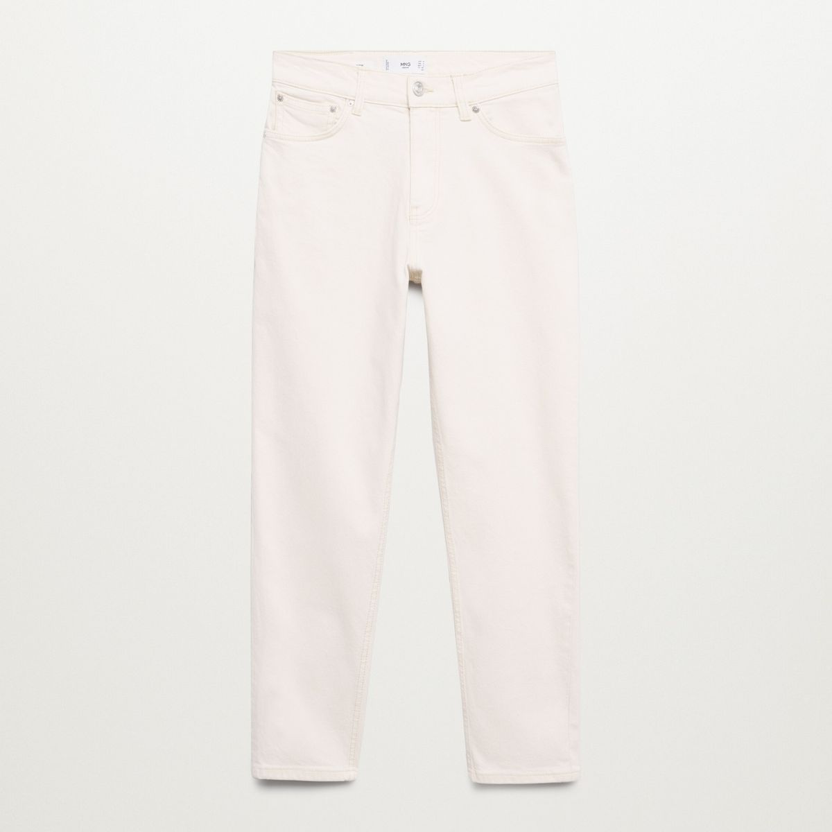 MANGO - Jeans Mom Newmom Tiro Alto Mango