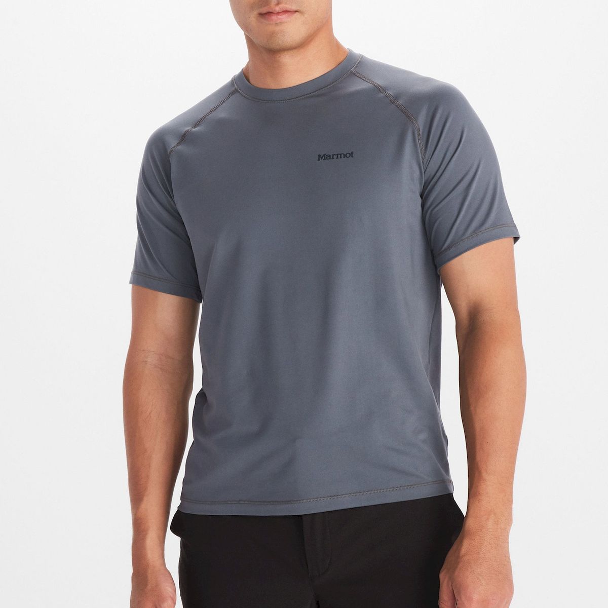 MARMOT - Polera Hombre Marmot Windridge Gris