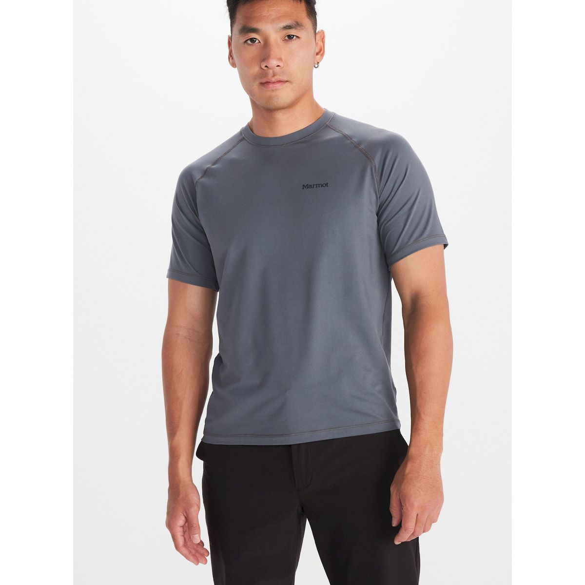 MARMOT - Polera Hombre Marmot Windridge Gris