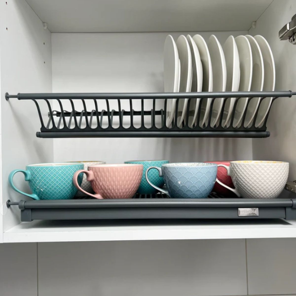 CASACHIC - Escurridor de platos antracita 800mm, CasaChic