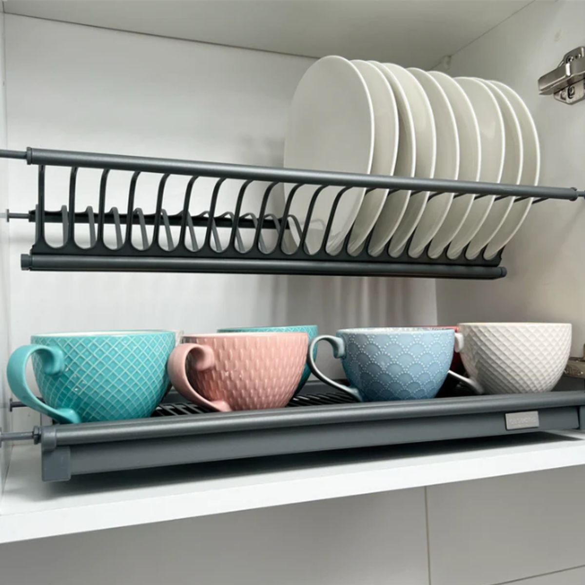 CASACHIC - Escurridor de platos antracita 800mm, CasaChic