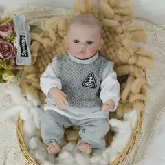 GENERICO - Bebé Reborn 48cm Silicona Hombre